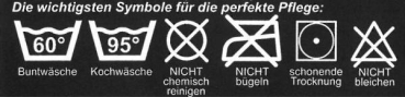 Informationsbild Pflegeanleitung für Frottier Waschlappen